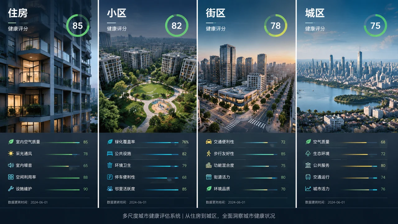 城市体检四个维度分析