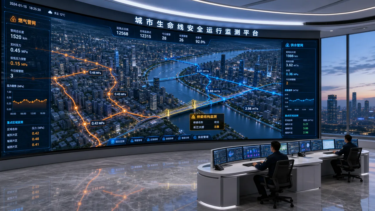 实时监测预警可视化界面