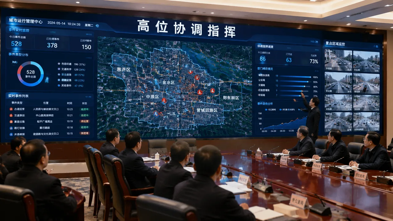 高位协调指挥可视化界面