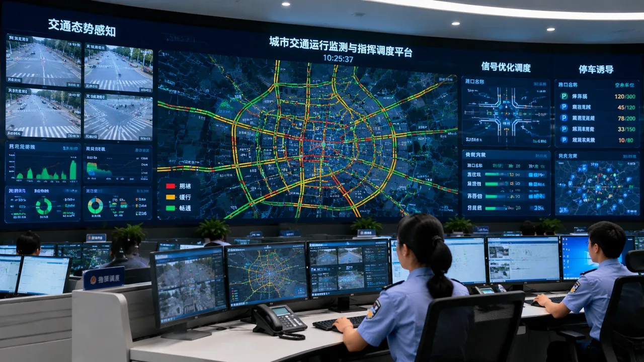 交通管理示意图