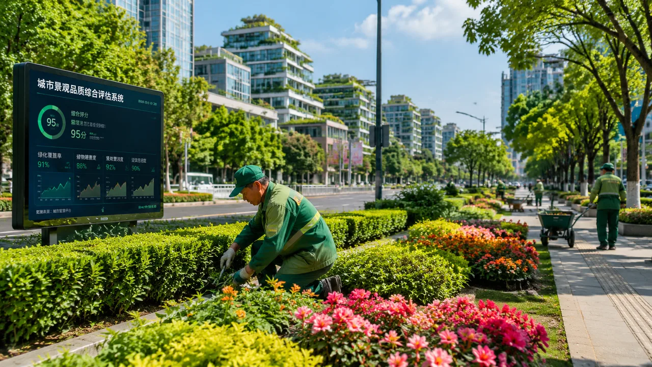市容景观管理示意图