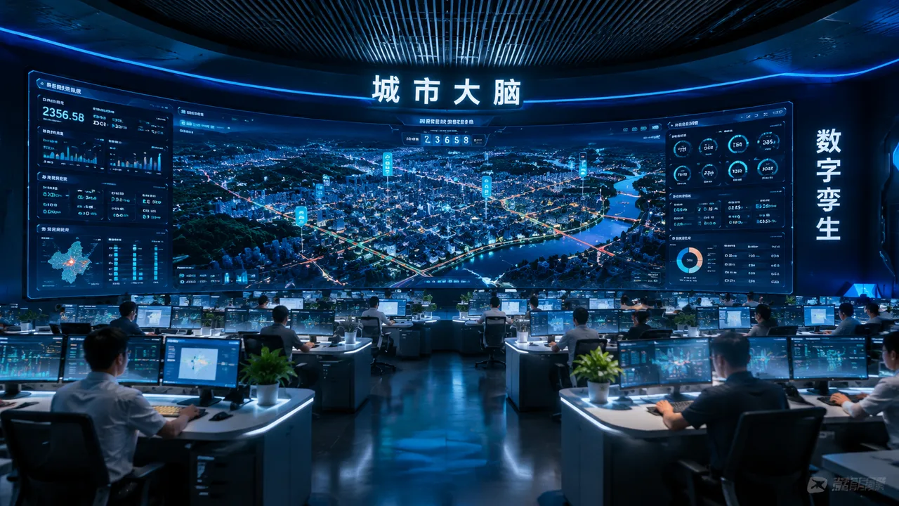 城市大脑可视化界面