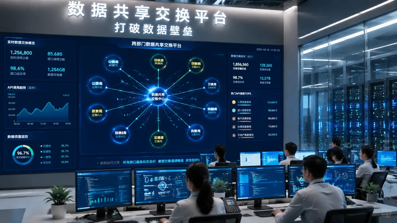 数据共享交换可视化界面