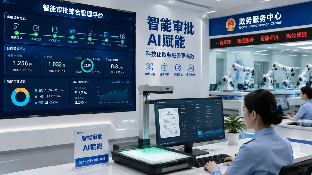 智能审批可视化界面