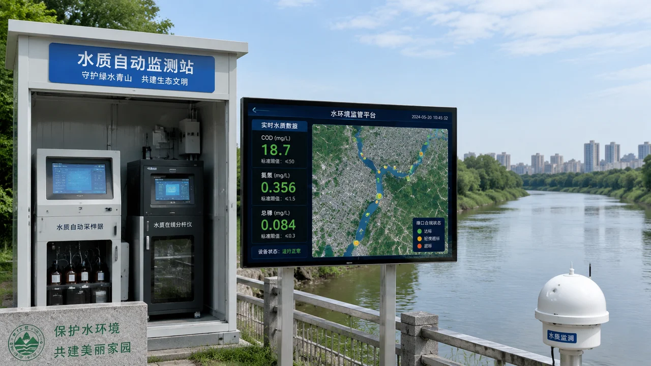 污染排放监管可视化界面