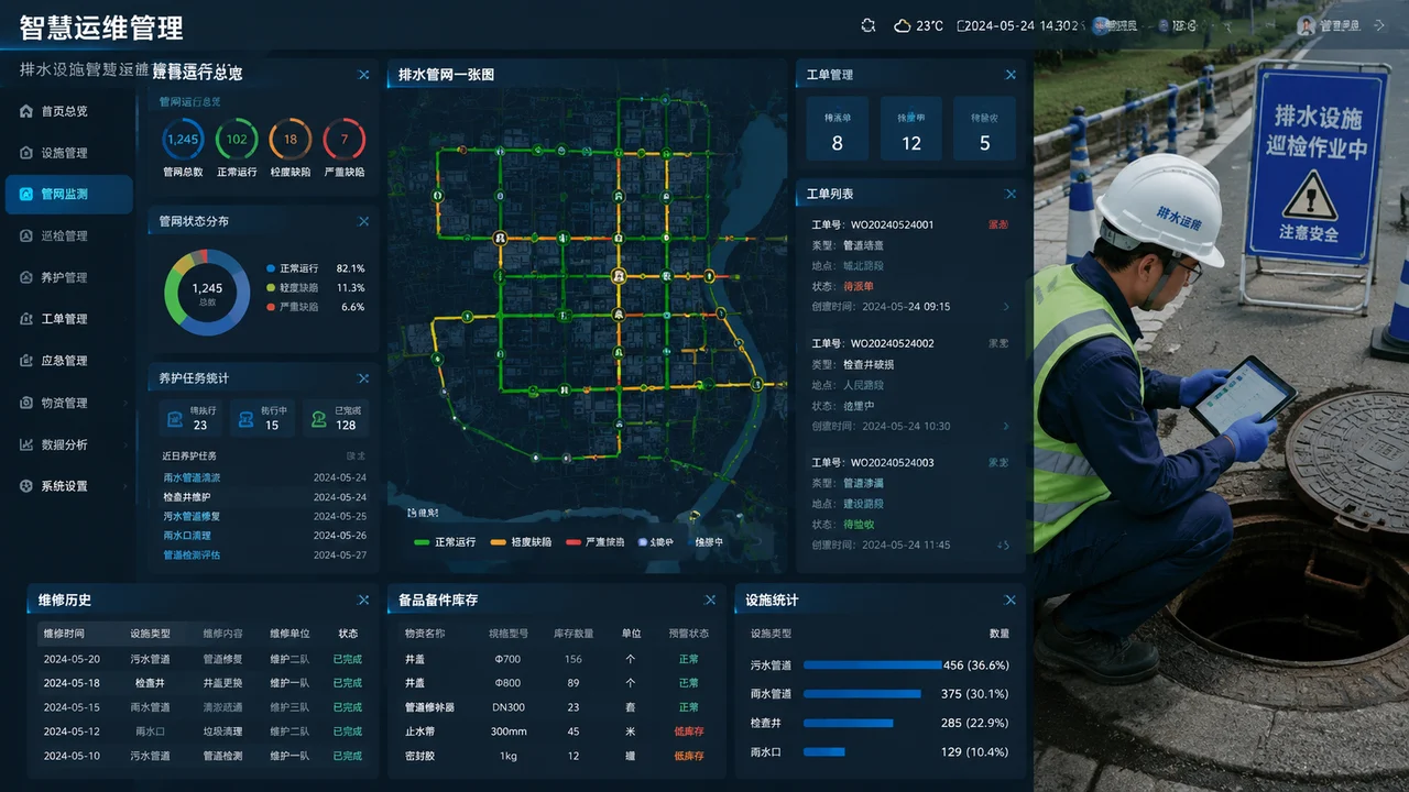 智慧运维管理可视化界面