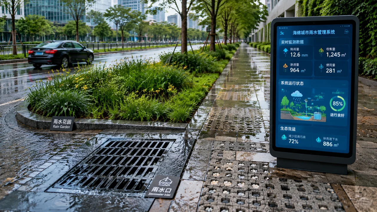 雨水管网管理示意图
