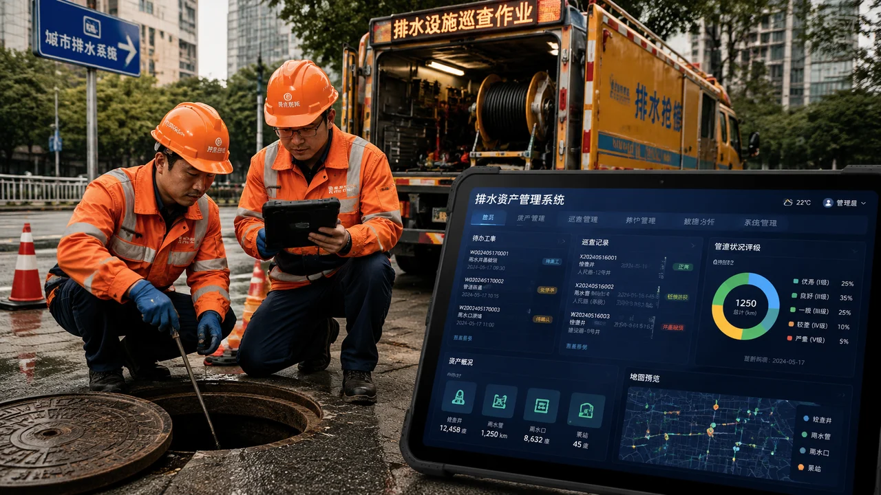 排水设施运维示意图