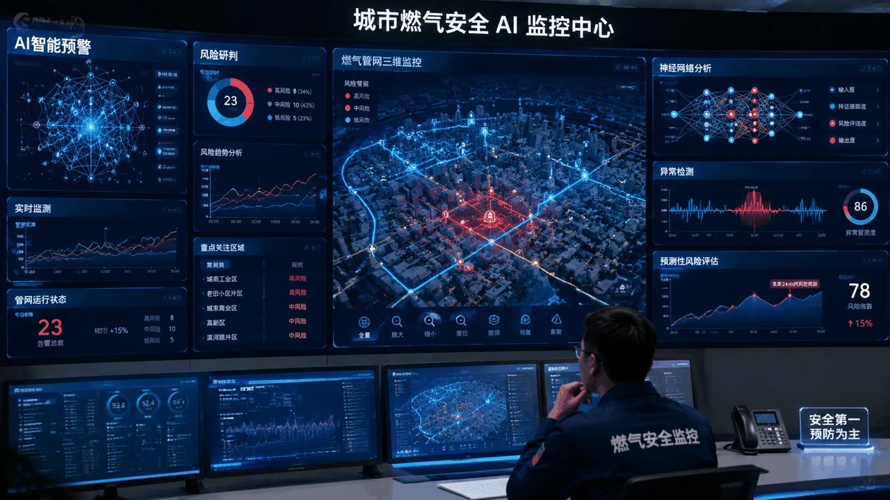 AI智能预警可视化界面
