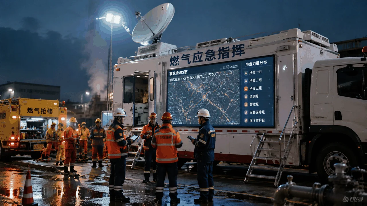 应急指挥调度示意图