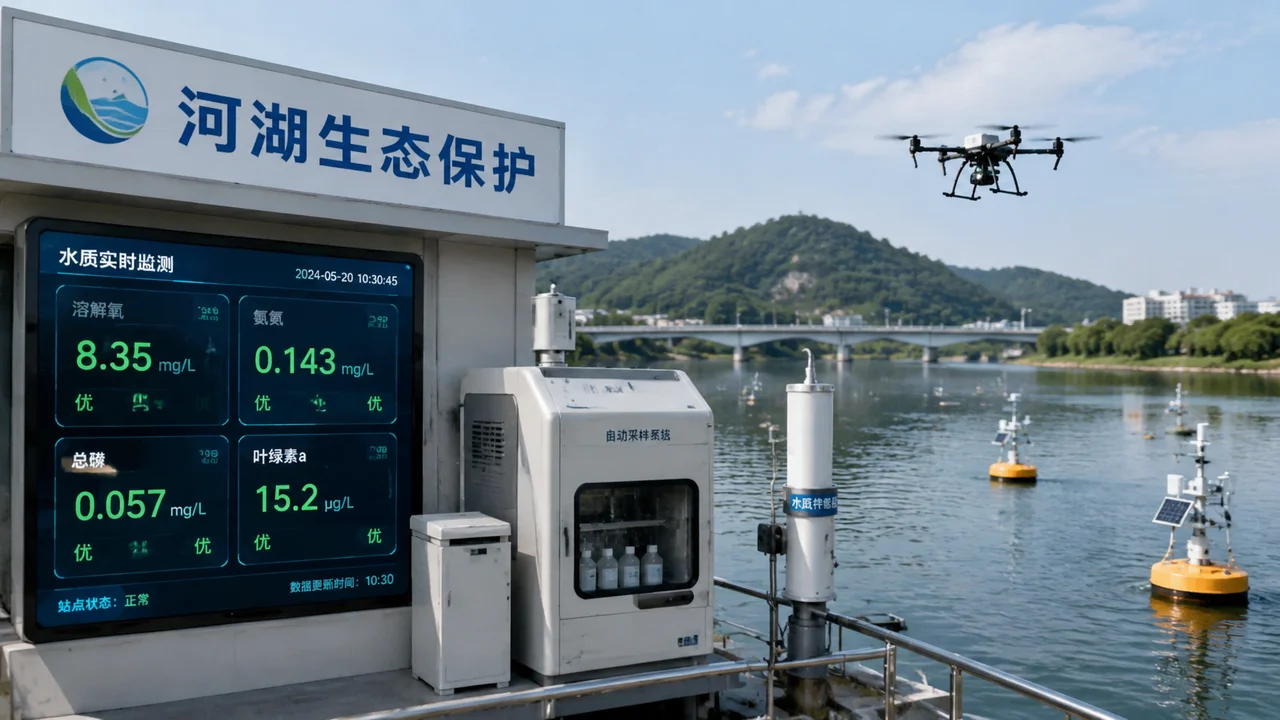河湖生态保护可视化界面