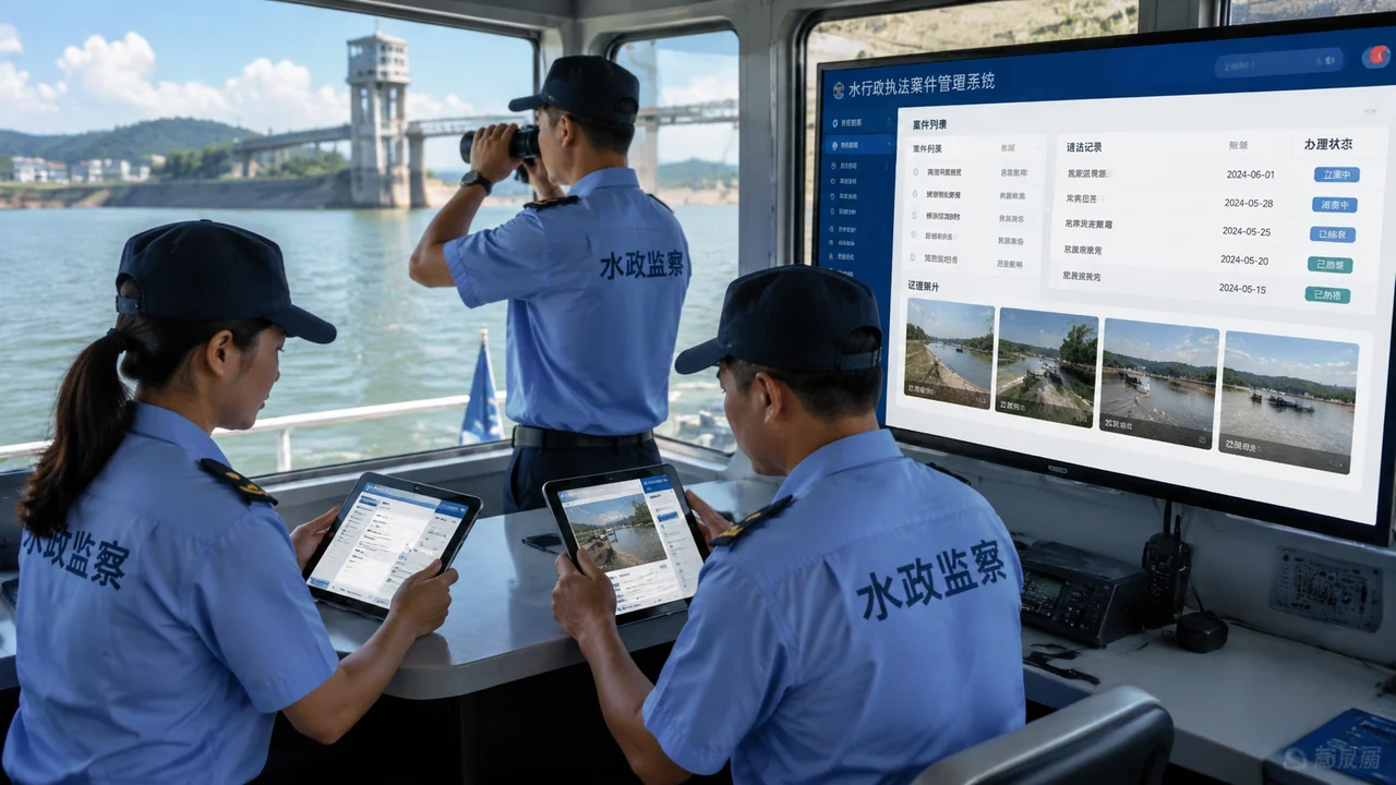 水政执法监管示意图