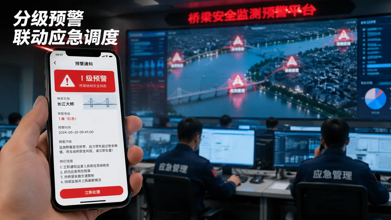 分级预警联动调度可视化界面