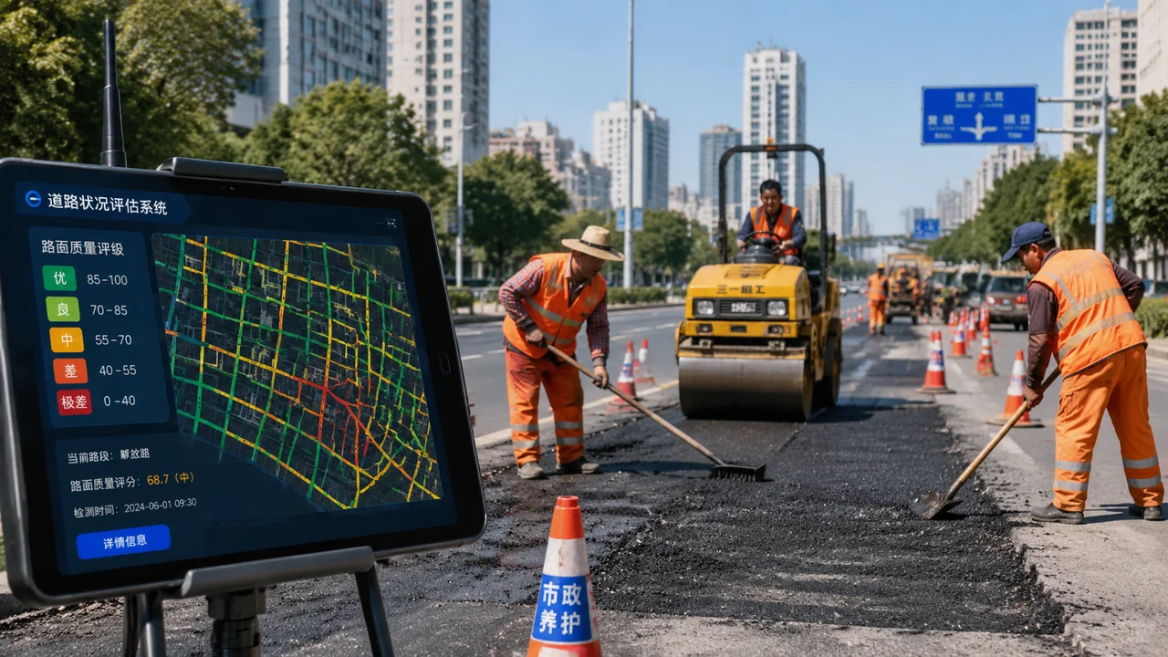 道路养护管理示意图