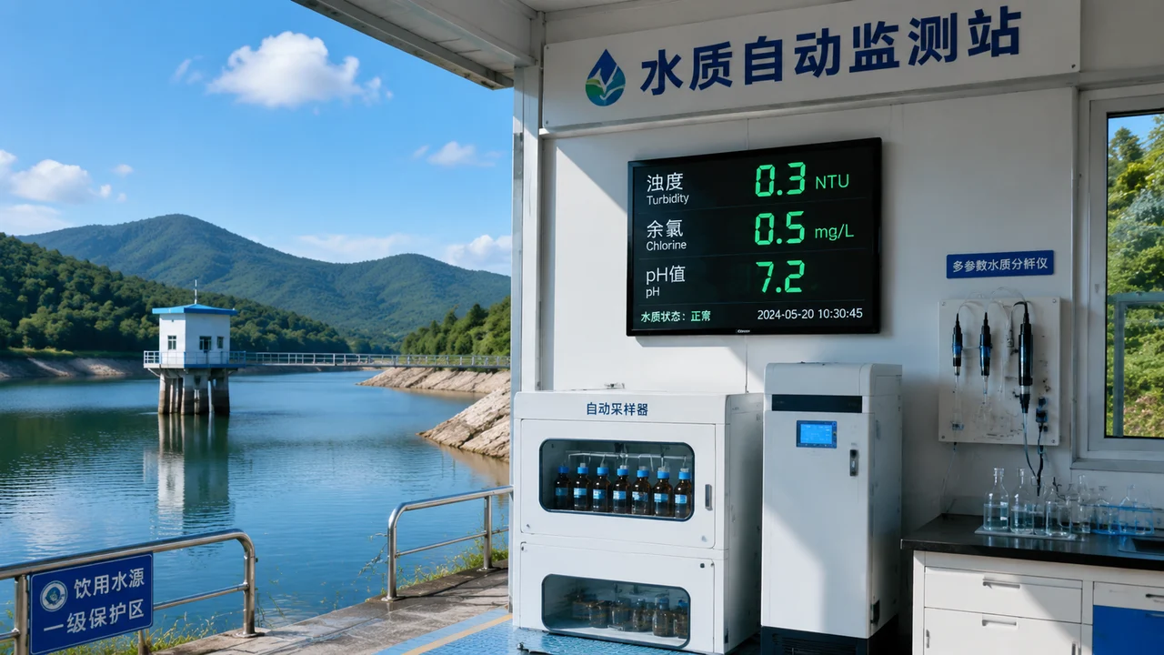 水质实时监测可视化界面