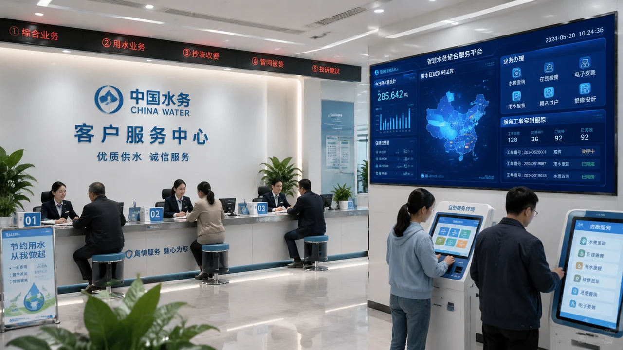 用户用水服务示意图