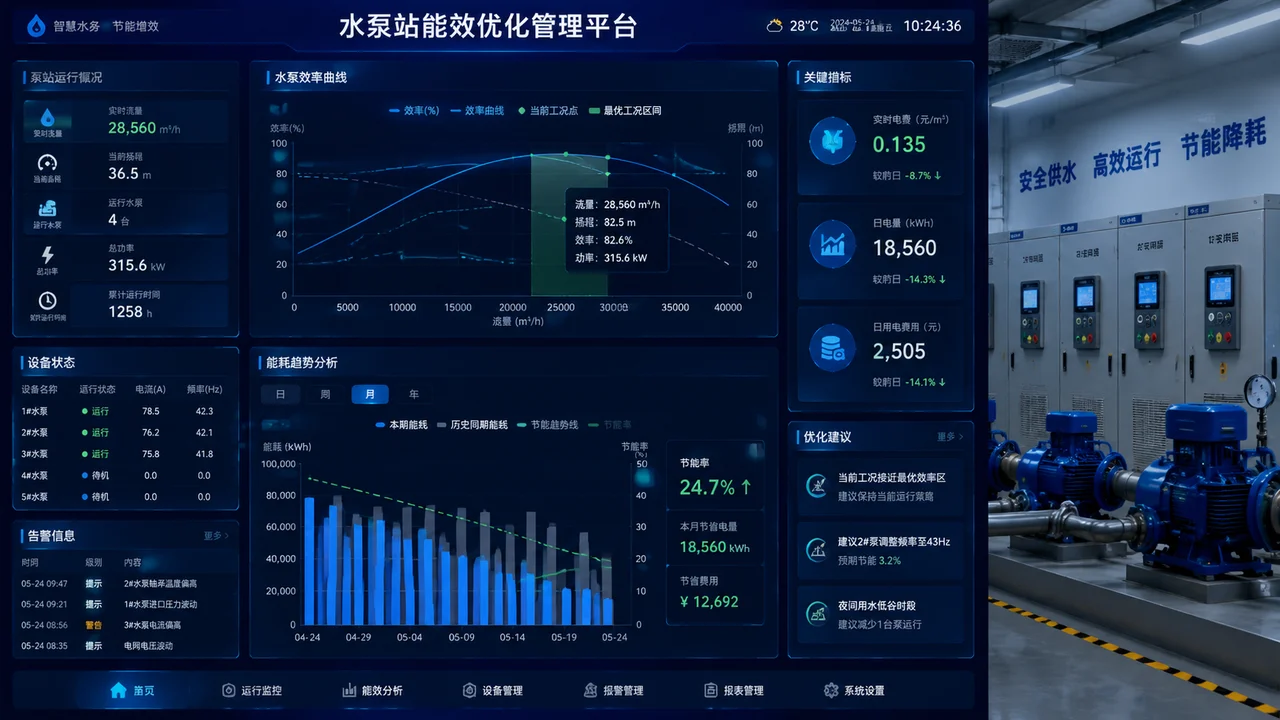 能耗优化管理示意图